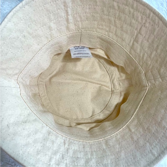 EVERLANE THE BUCKET HAT 100%ORGANIC COTTON CANVAS SUMMER STAPLE NWOT - Picture 5 of 7